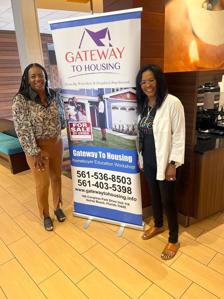 Gateway to Housing team at a community event